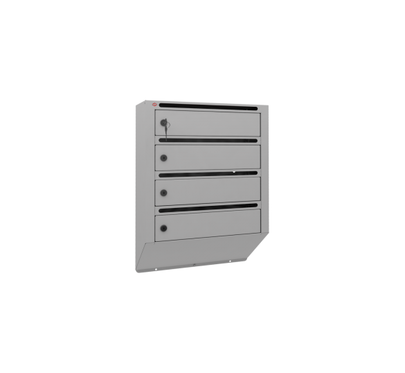 4-х секционный почтовый ящик «Гарант Люкс» 